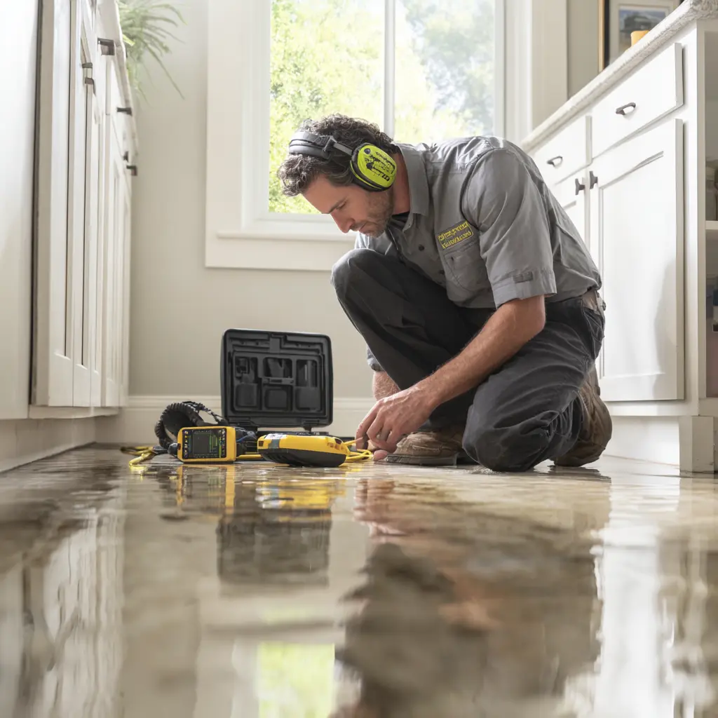 Home Water Line Leak Detection